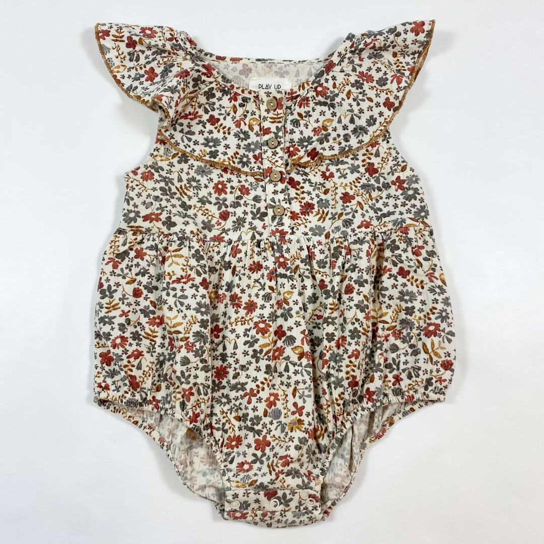 Play Up floral muslin romper 24M 1