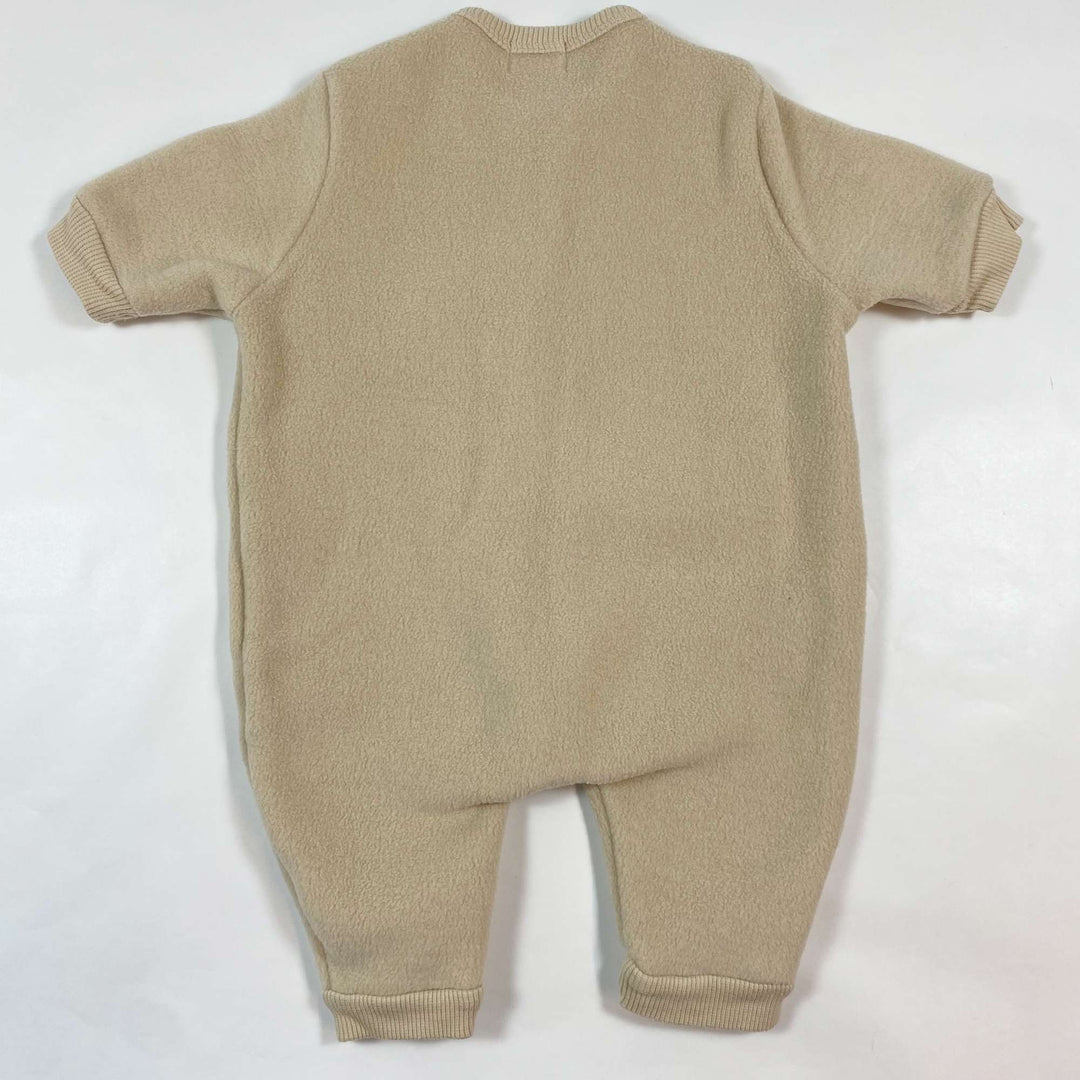 Émoi Émoi beige fleece zip overall 3M 3