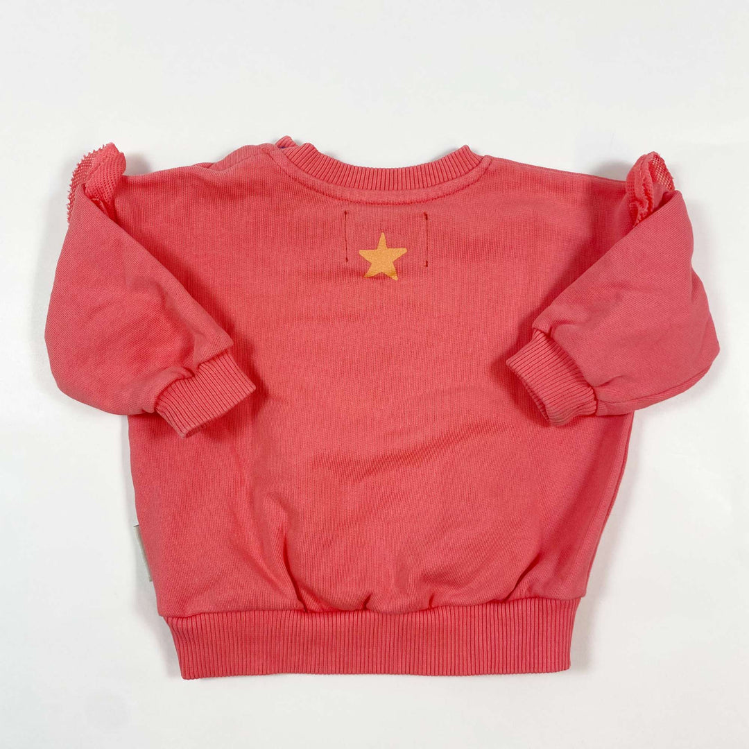 Piupiuchick bright pink sun sweatshirt 6M 3