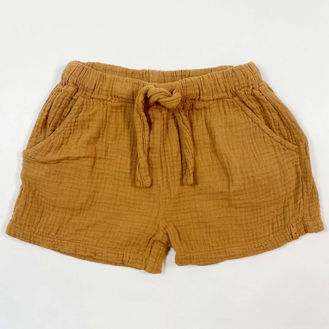 Nixnut ochre muslin shorts 98 1