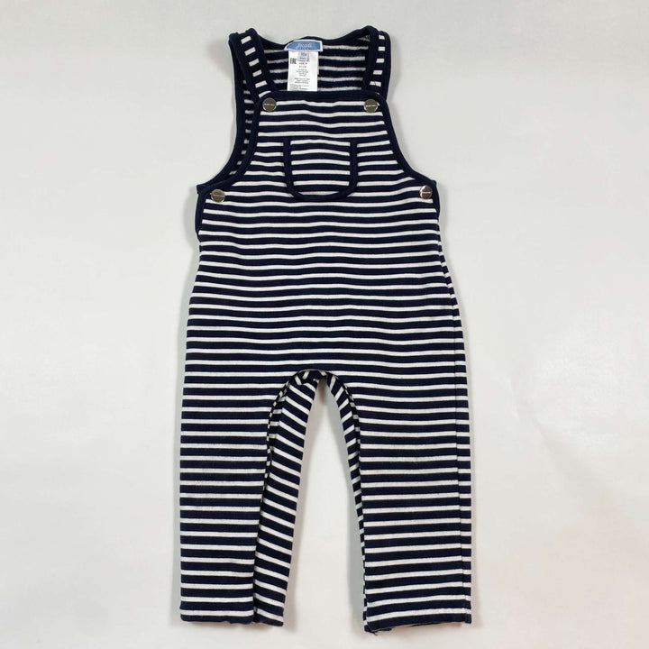 Jacadi mariniere stripe dungarees 18M/81 1