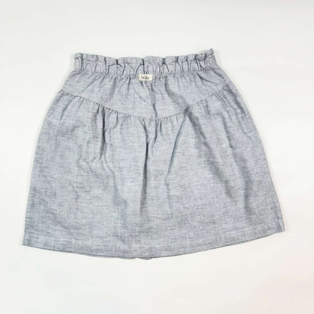 Búho blue linen and cotton skirt 10Y 2
