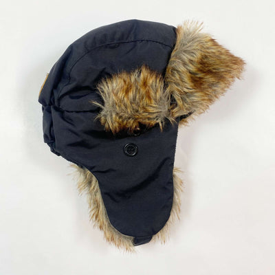 Kuling black fleece lined trapper hat 50 1