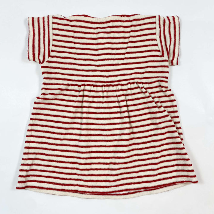 Petit Bateau striped terry summer dress 18M/81 2