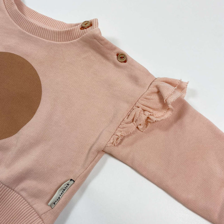 Piupiuchick pink sweatshirt 6M 2