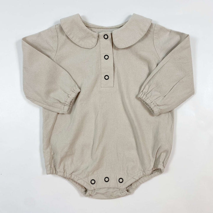 Linen Lee Peter Pan collar body 6-9M/74 1