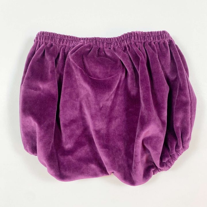 EnSoie purple velvet bloomers one size/3-12M 4