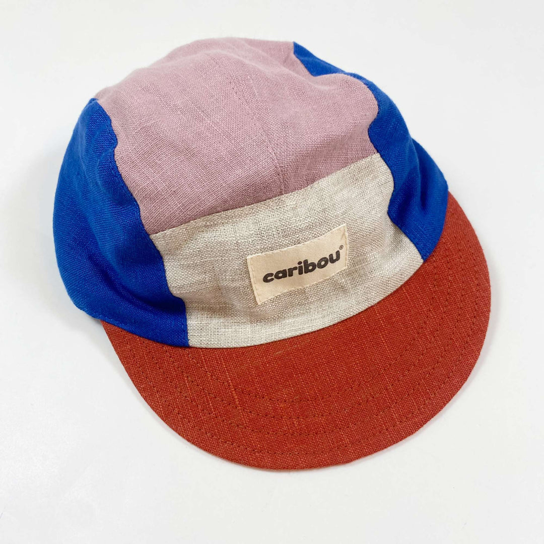 Caribou colour block linen cap Second Season Moyen 1