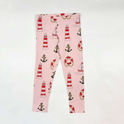 Mini Rodini pink sailor leggings 2-3Y 1