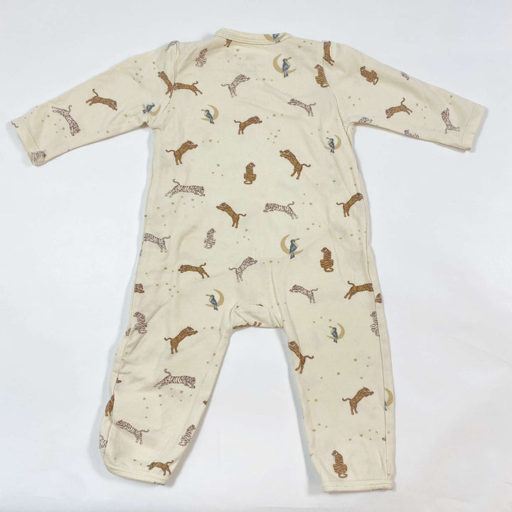 Konges Slojd tiger print baby wrap onesie 3M/62 3