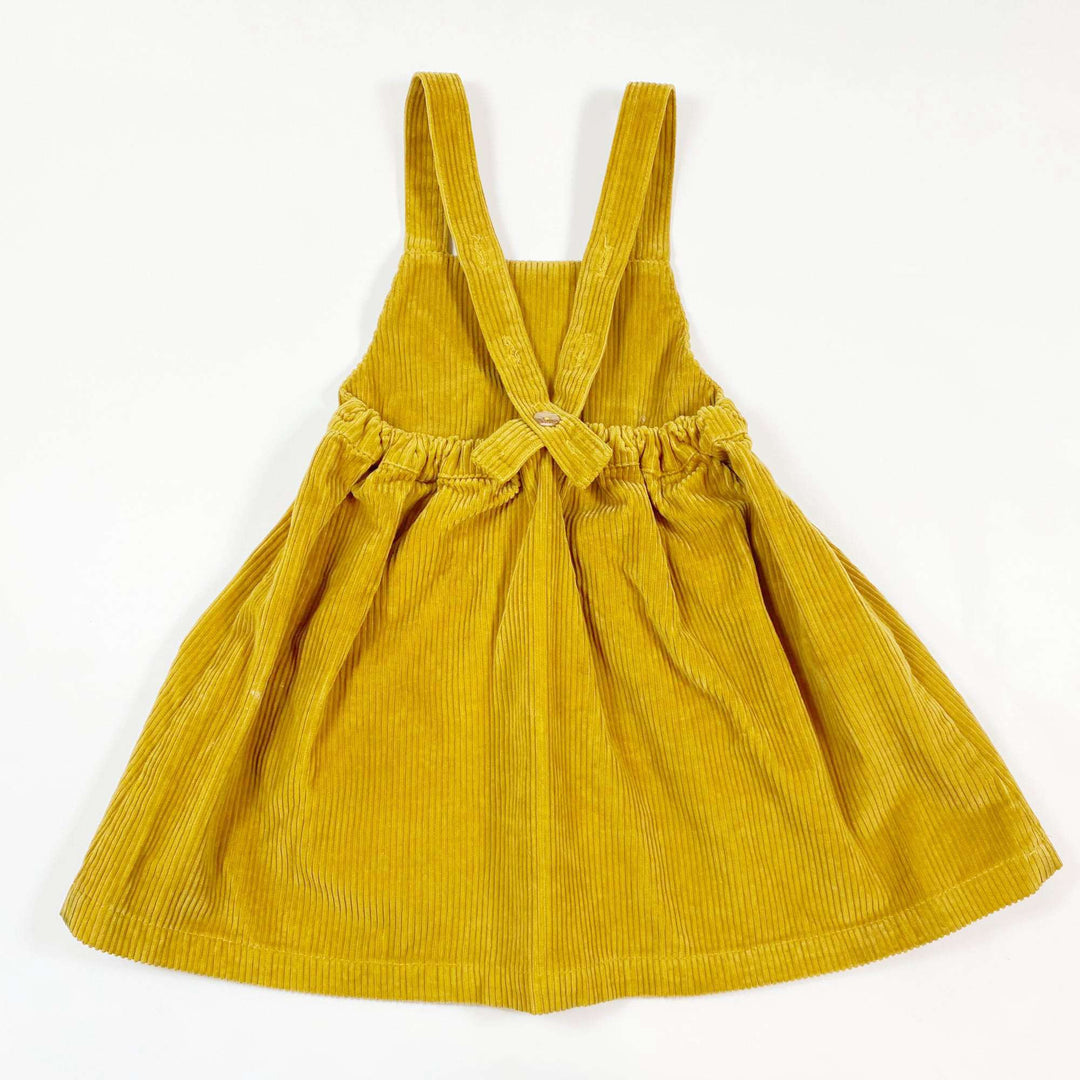 Olivier London mustard corduroy pinafore 2-3Y 2