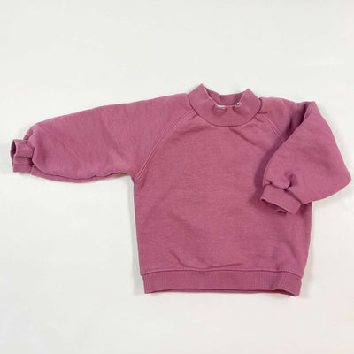 Zara berry sweatshirt 9-12M/80 1