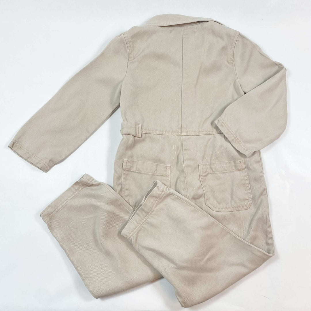 Zara beige boiler suit 3-4Y/104 4