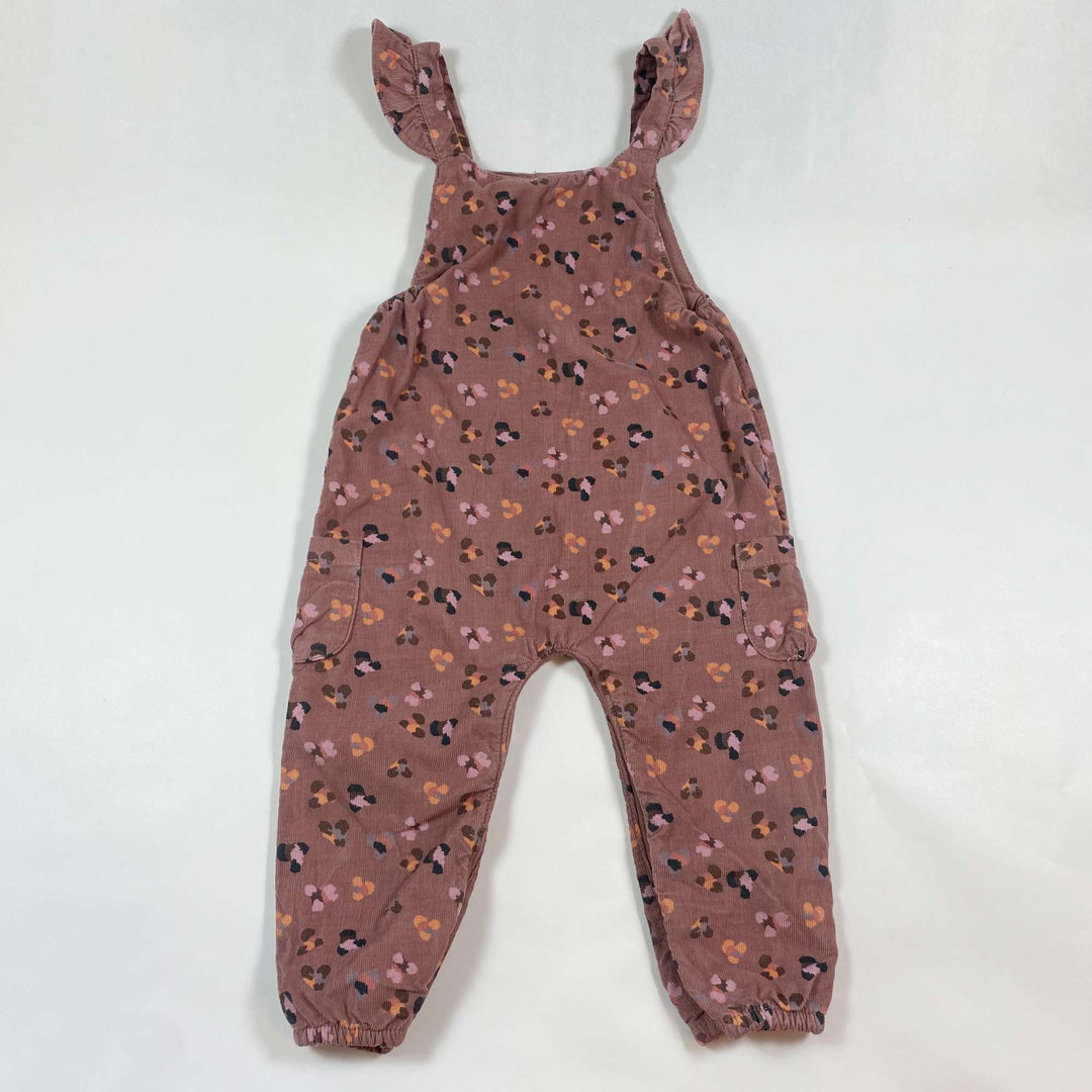 Next leopard corduroy dungarees 12-18M/86 3