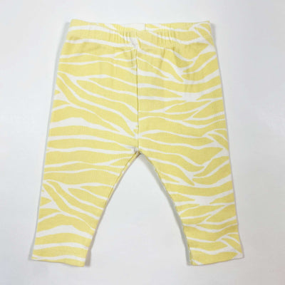Zara yellow rib leggings 3-6M/68 1