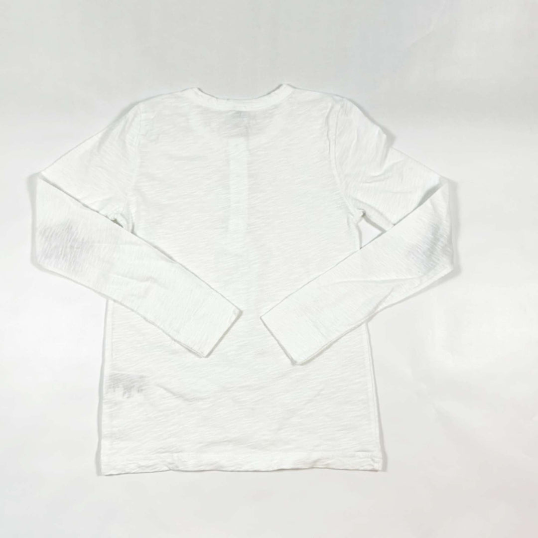 CdeC white longsleeve with blue patches 10Y 3