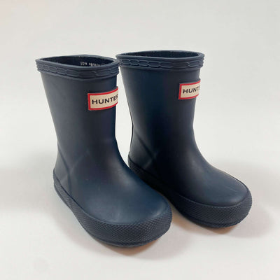 Hunter navy rain boots 21 1