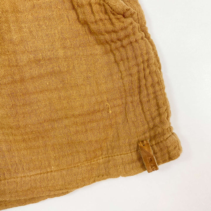 Nixnut ochre muslin shorts 92 2