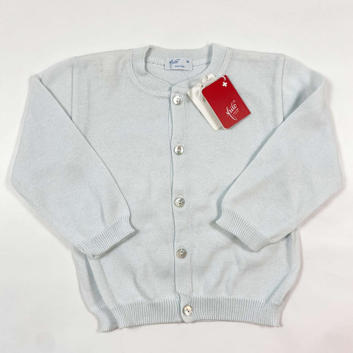 Frilo baby blue cotton cardigan Second Season 86 1