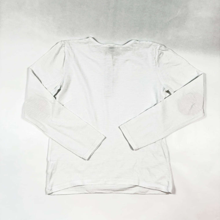 CdeC white longsleeve with red patches 10Y 2