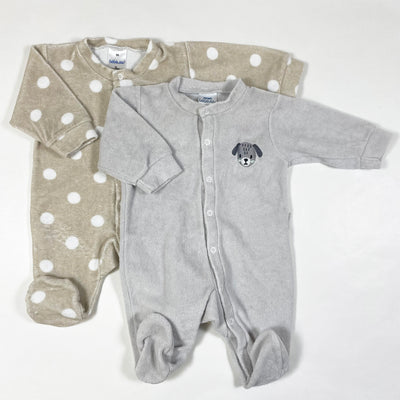 Zewi grey/beige terry pyjama set of 2 56 1