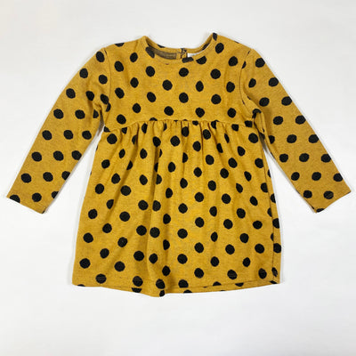 Zara mustard polkadot dress 18-24M/92 1