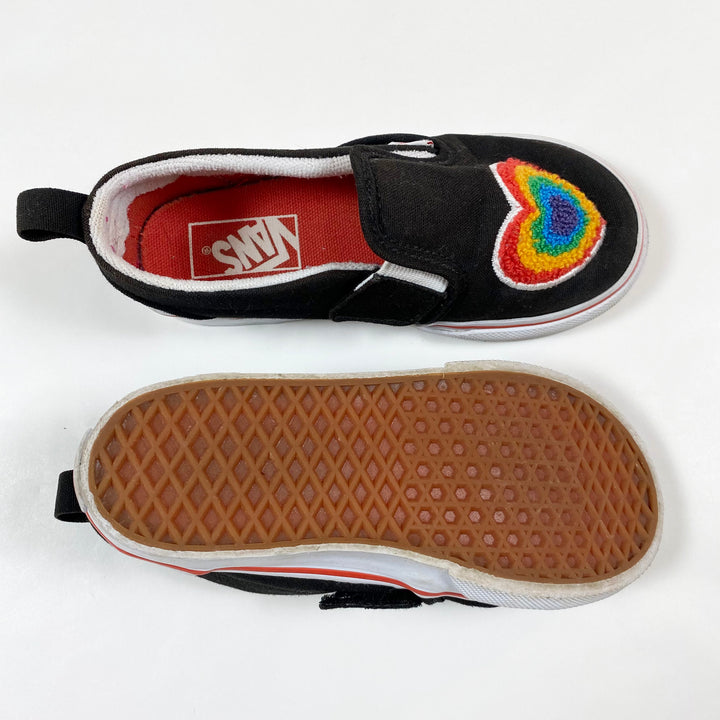 Vans rainbow heart slip-ons 26 2