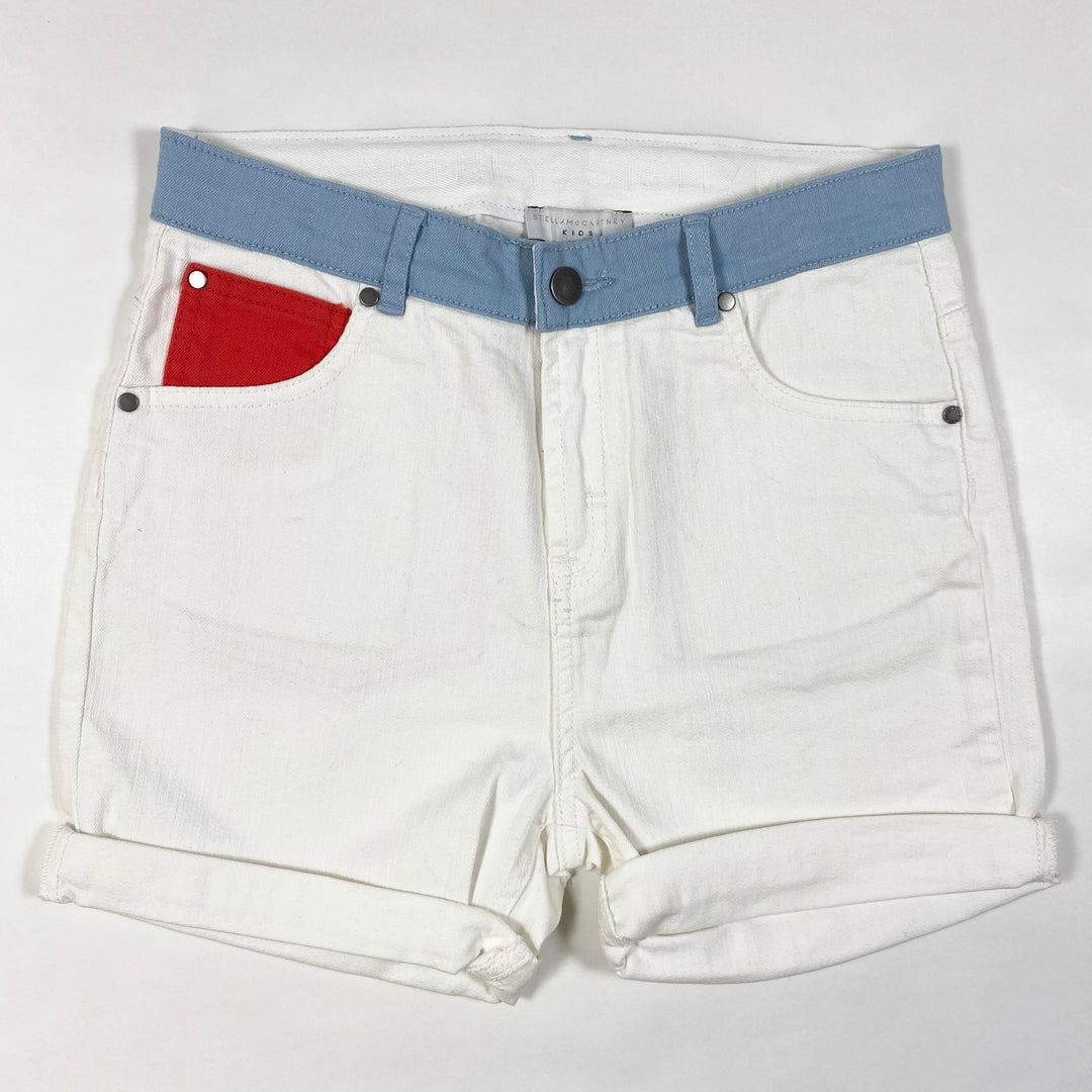 Stella McCartney Kids denim color block shorts Second Season 14Y+ 1