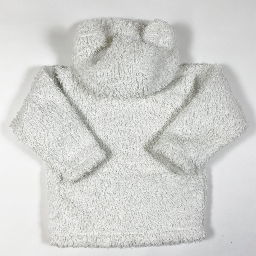 Patagonia white Kids Furry Friends Hoody Fleecejacke 12-18M