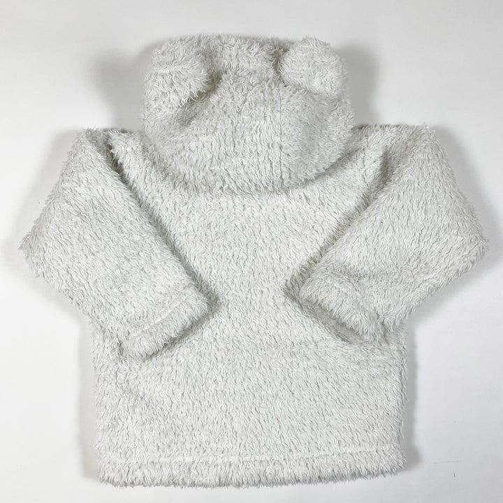 Patagonia white Kids Furry Friends Hoody Fleecejacke 12-18M
