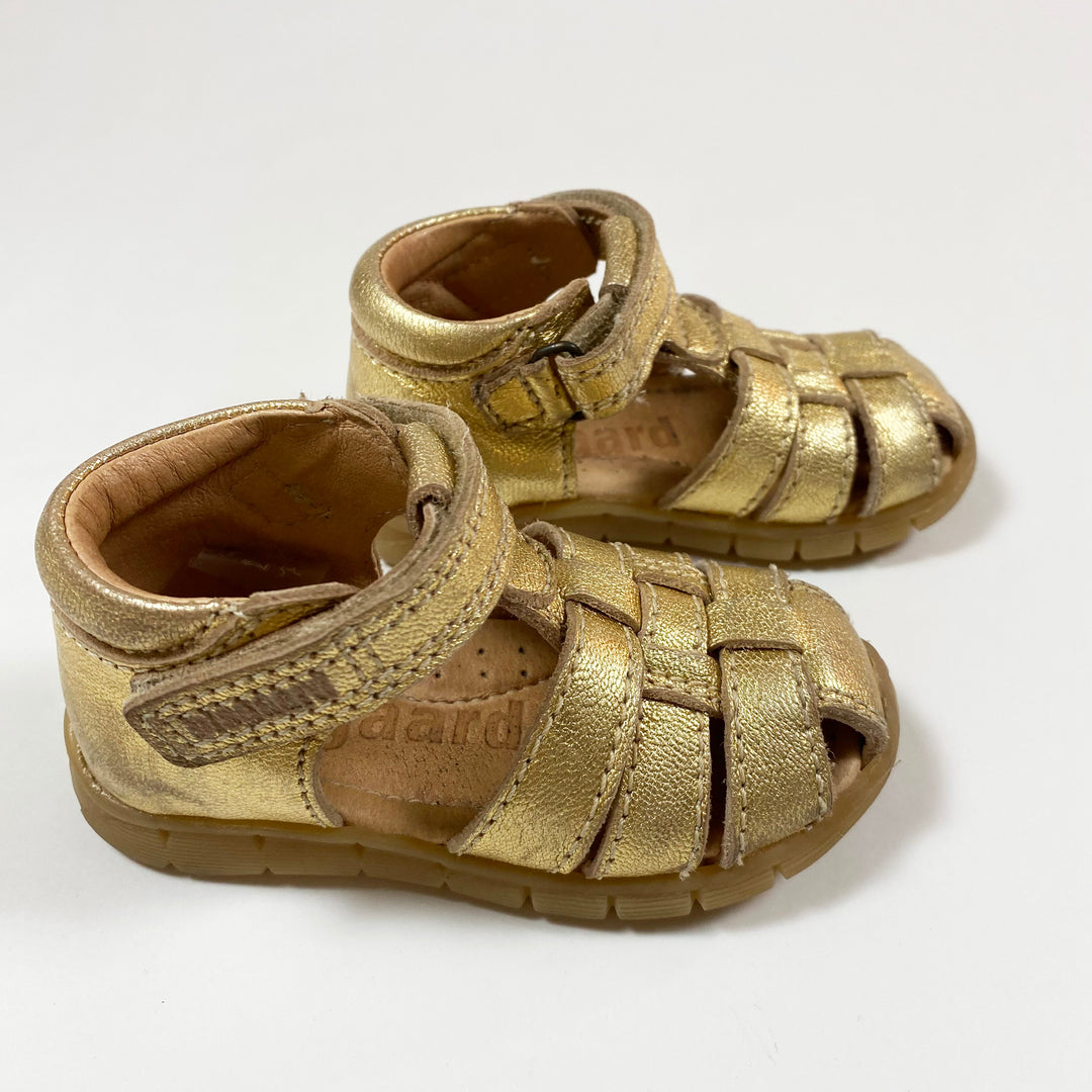 Bisgaard gold sandals 20 1