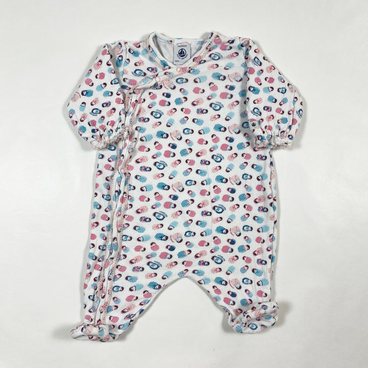 Petit Bateau white Matrioska pyjama 1M/54 1