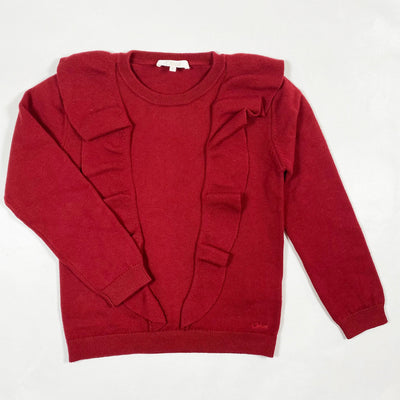 Chloé burgundy knit cashmere blend pullover 8Y 1