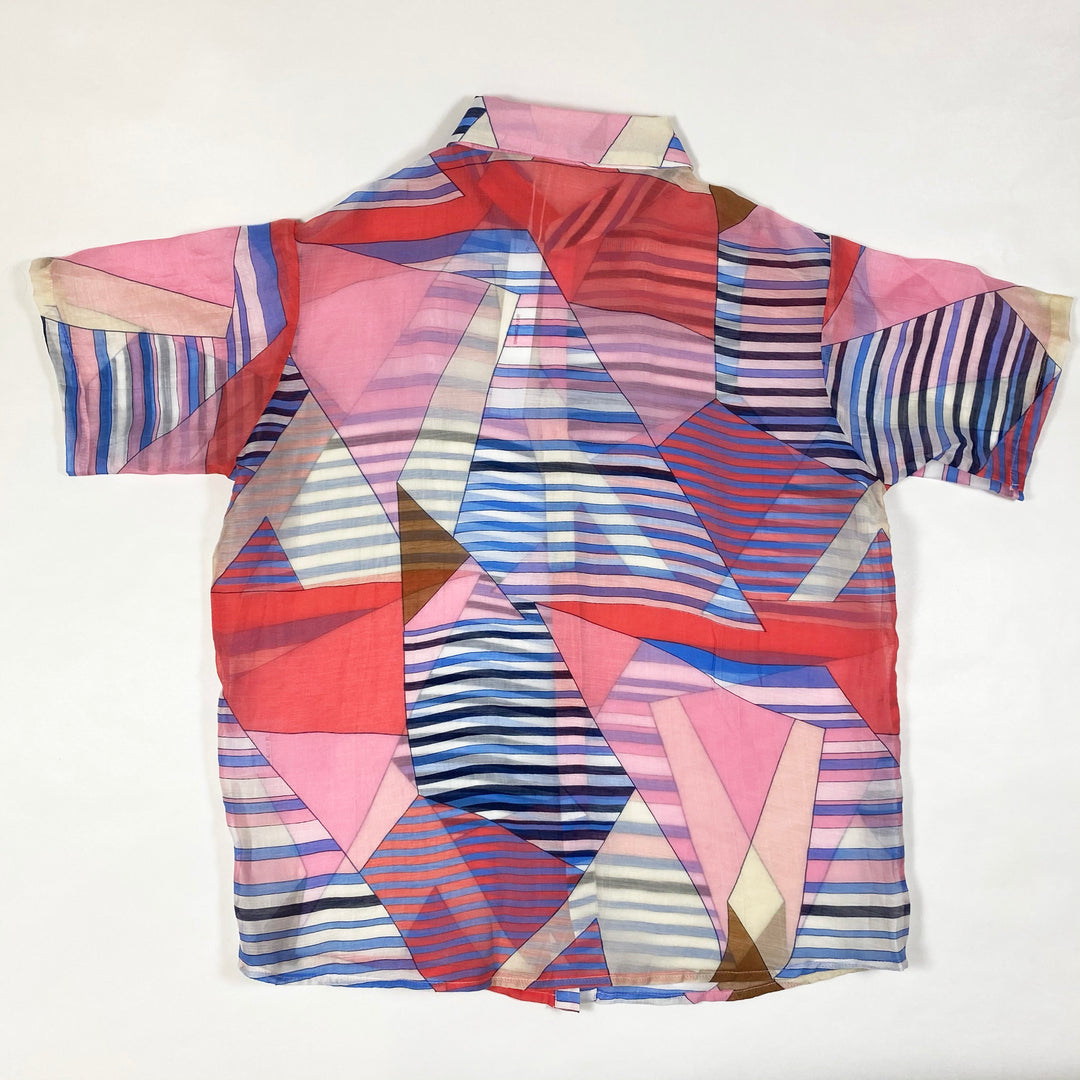 Bo(y)smans pink multicolour print light oversize short-sleeved shirt Second Season 10Y 3
