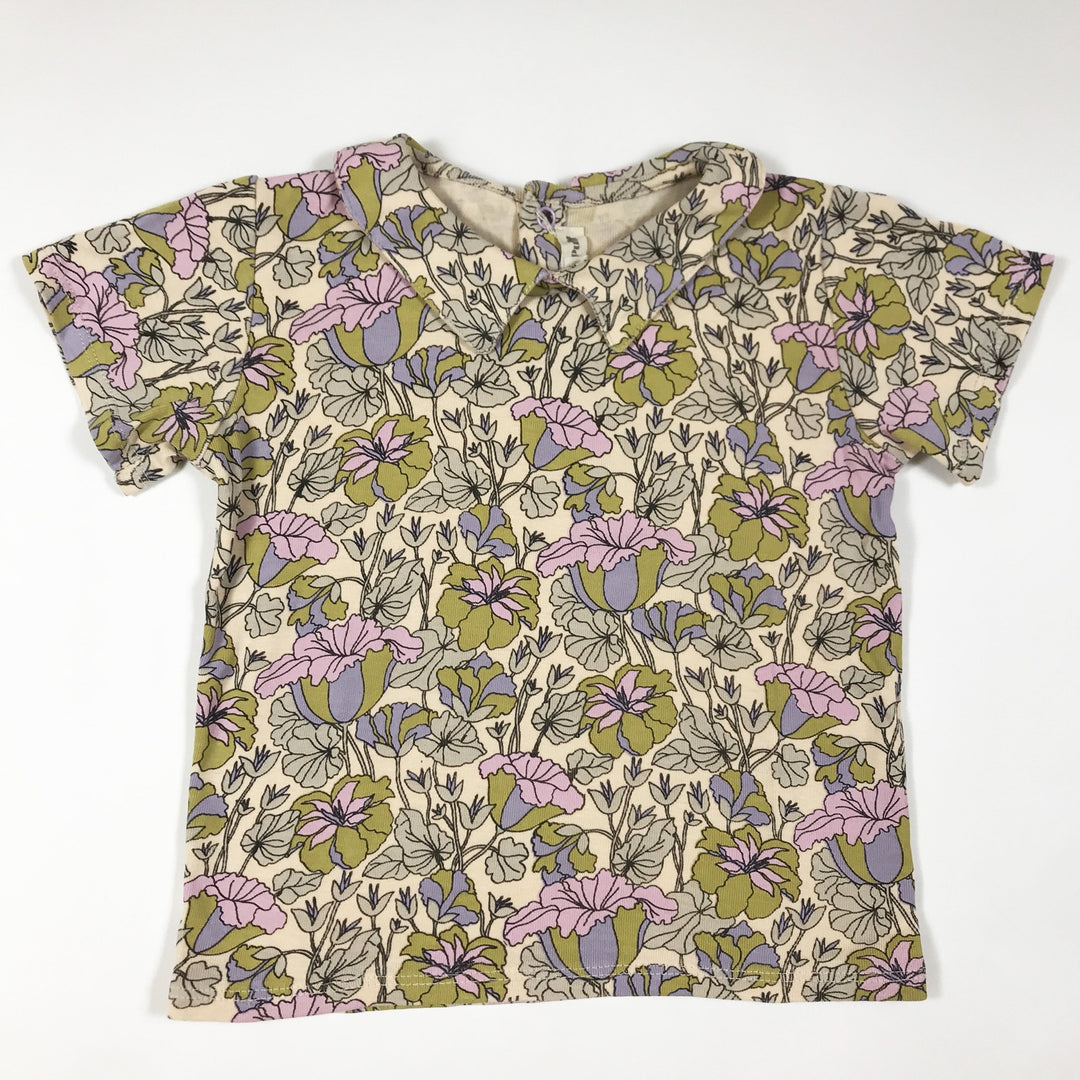 Misha & Puff trumpet flower collar tee 4-5Y