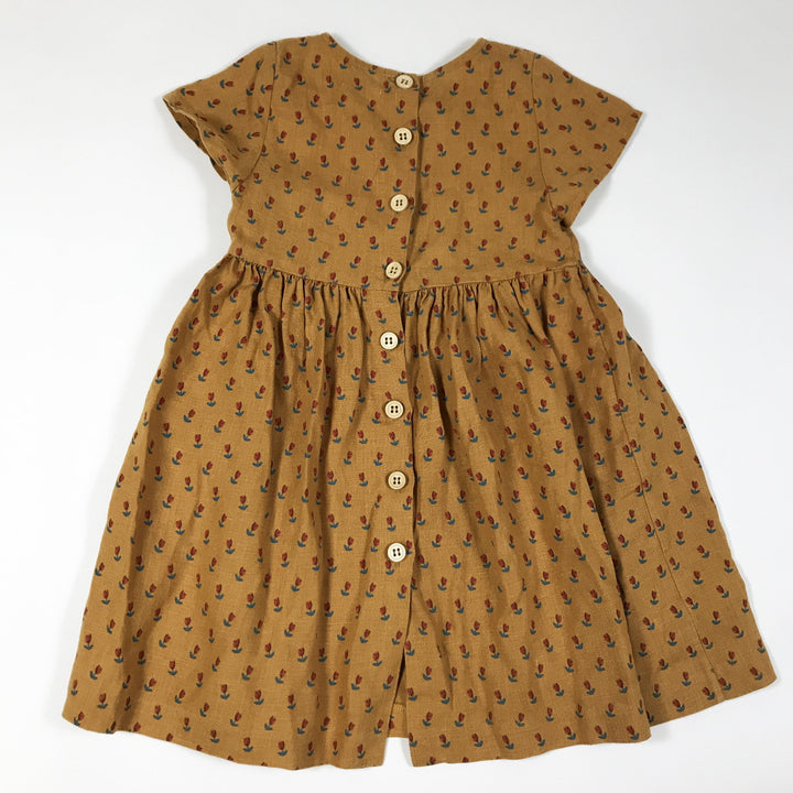 Oeuf tulip print dress 4Y