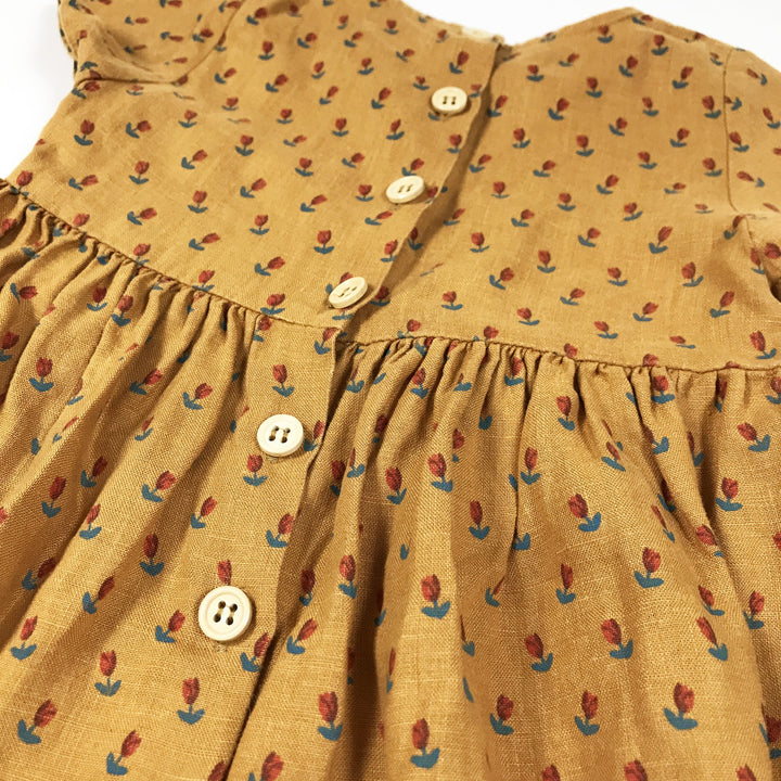 Oeuf tulip print dress 4Y