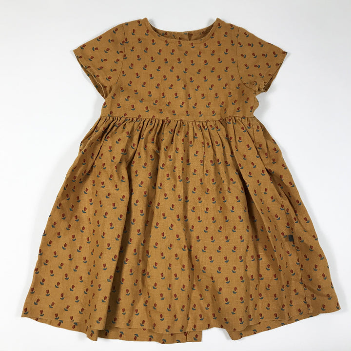 Oeuf tulip print dress 4Y