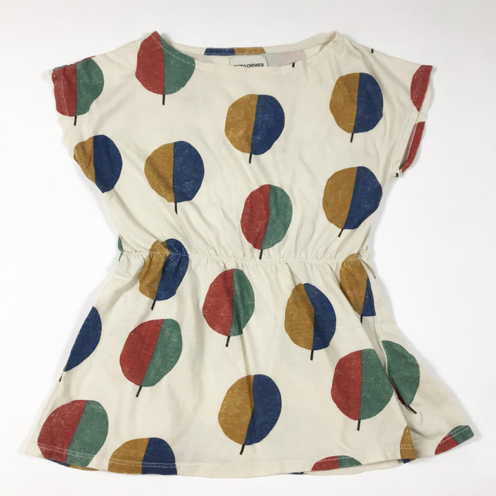 Bobo Choses ecru circle print dress 2-3Y