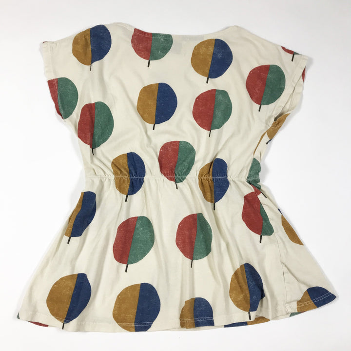 Bobo Choses ecru circle print dress 2-3Y
