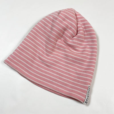 Geggamoja Collection pink striped hat with fleece lining S (2-4Y) 1