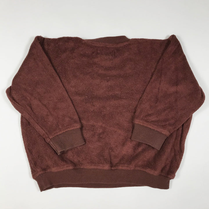 Konges Slojd maroon French terry sweatshirt 68-74