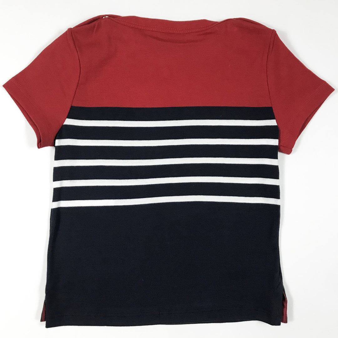 Petit Bateau red and blue striped t-shirt 36M/95