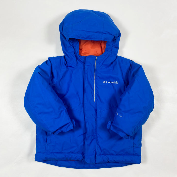Columbia blue/navy warm ski set with jackets and pants 2T 2