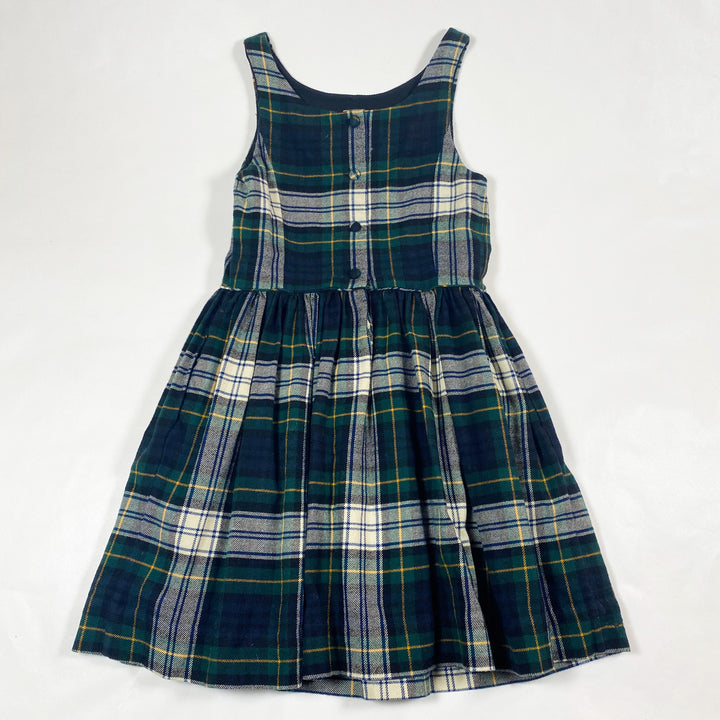 Ralph Lauren green checked flannel dress 6Y 1
