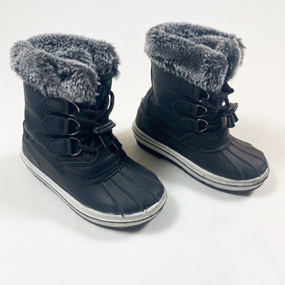 McKinley black fleece-lined snowboots 25-26 1