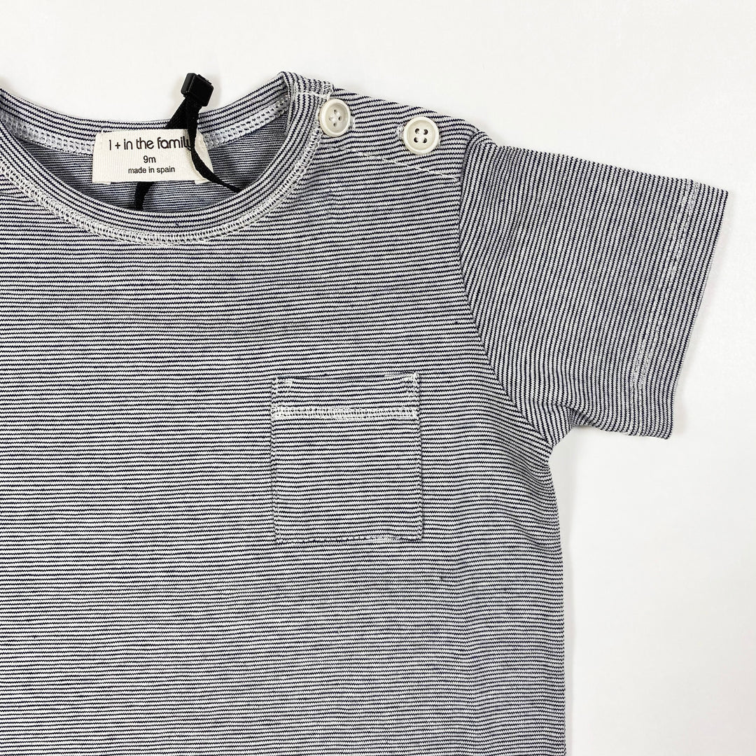 1+ in the Family Cadaques dunkelnavy kurzämeliges gestreiftes T-shirt Second Season versch. Grössen
