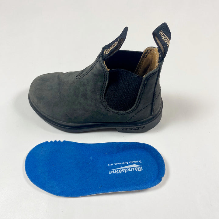 Blundstone grey leather boots 26 3