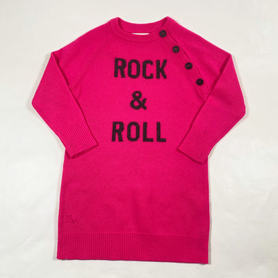 Zadig & Voltaire hot pink Rock & Roll pullover dress 6Y 1
