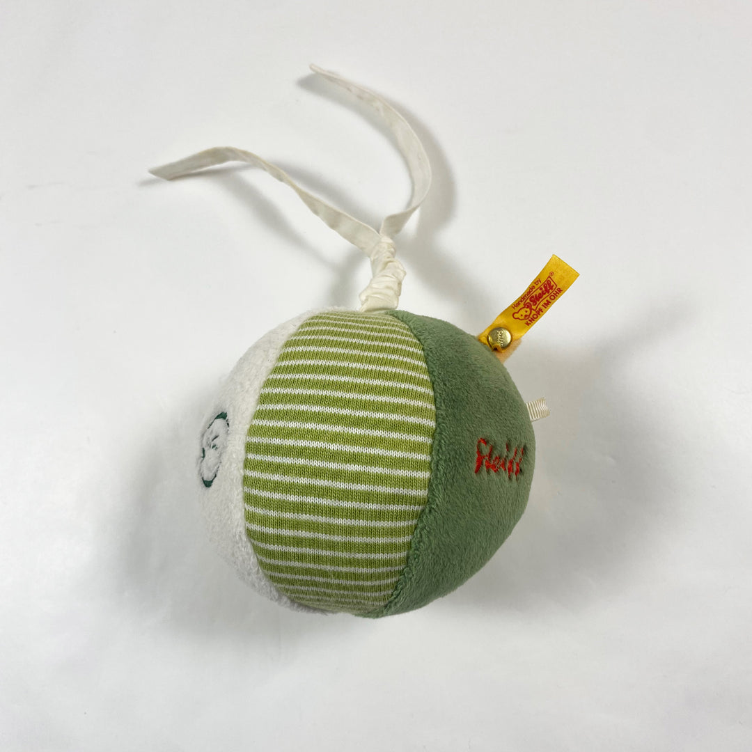 Steiff green rattle crackle ball One size 2